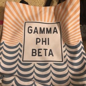 Gamma Phi Beta tote bag